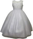 GIRLS COMMUNION DRESSES (0515723) WHITE